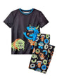 Image for Kids Boy's Graphic Printed Pajama Set,Black