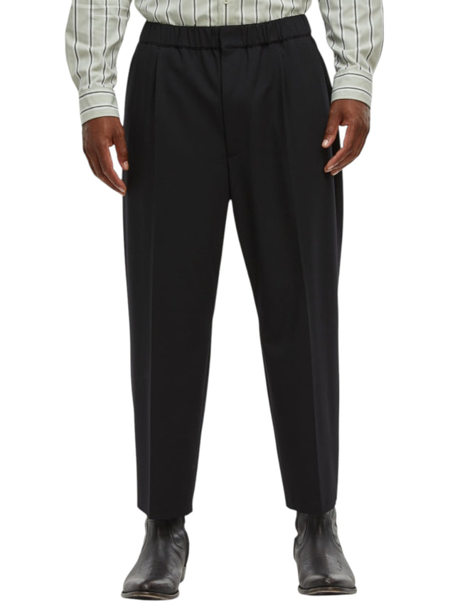 Image for Men's Plain Solid Classic Pant,Black