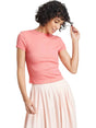 Image for Women's Ribbed Top,Pink