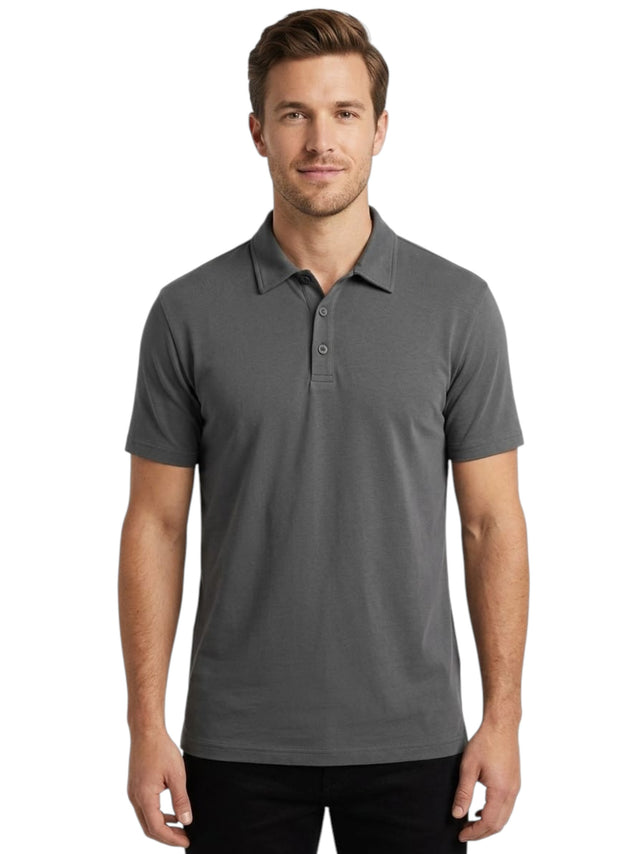 Image for Men's Plain Solid Top,Grey