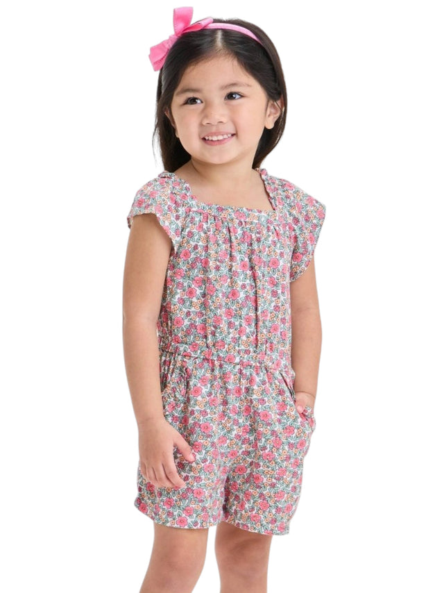 Image for Kids Girl's Floral Printed Jumpsuit,Multi