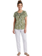 Image for Women's Embroidered Top,Olive
