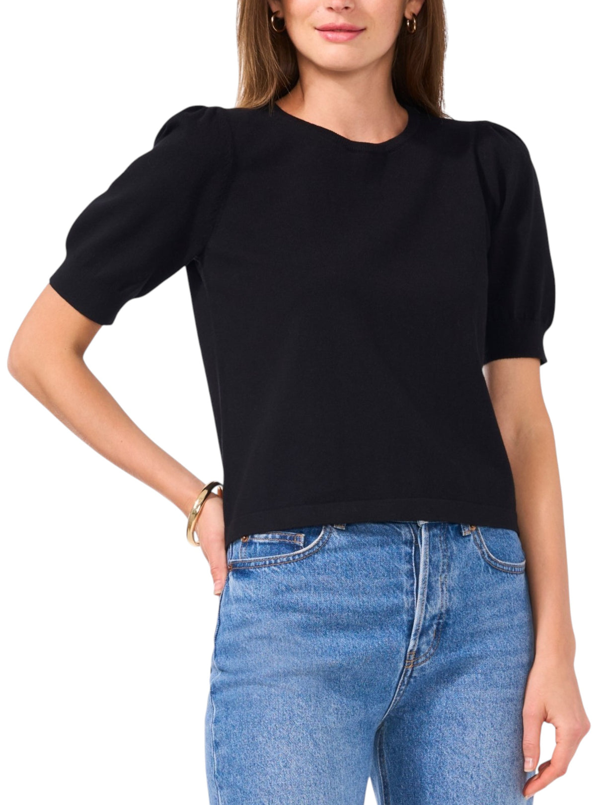 Image for Women's Knitted Top,Black