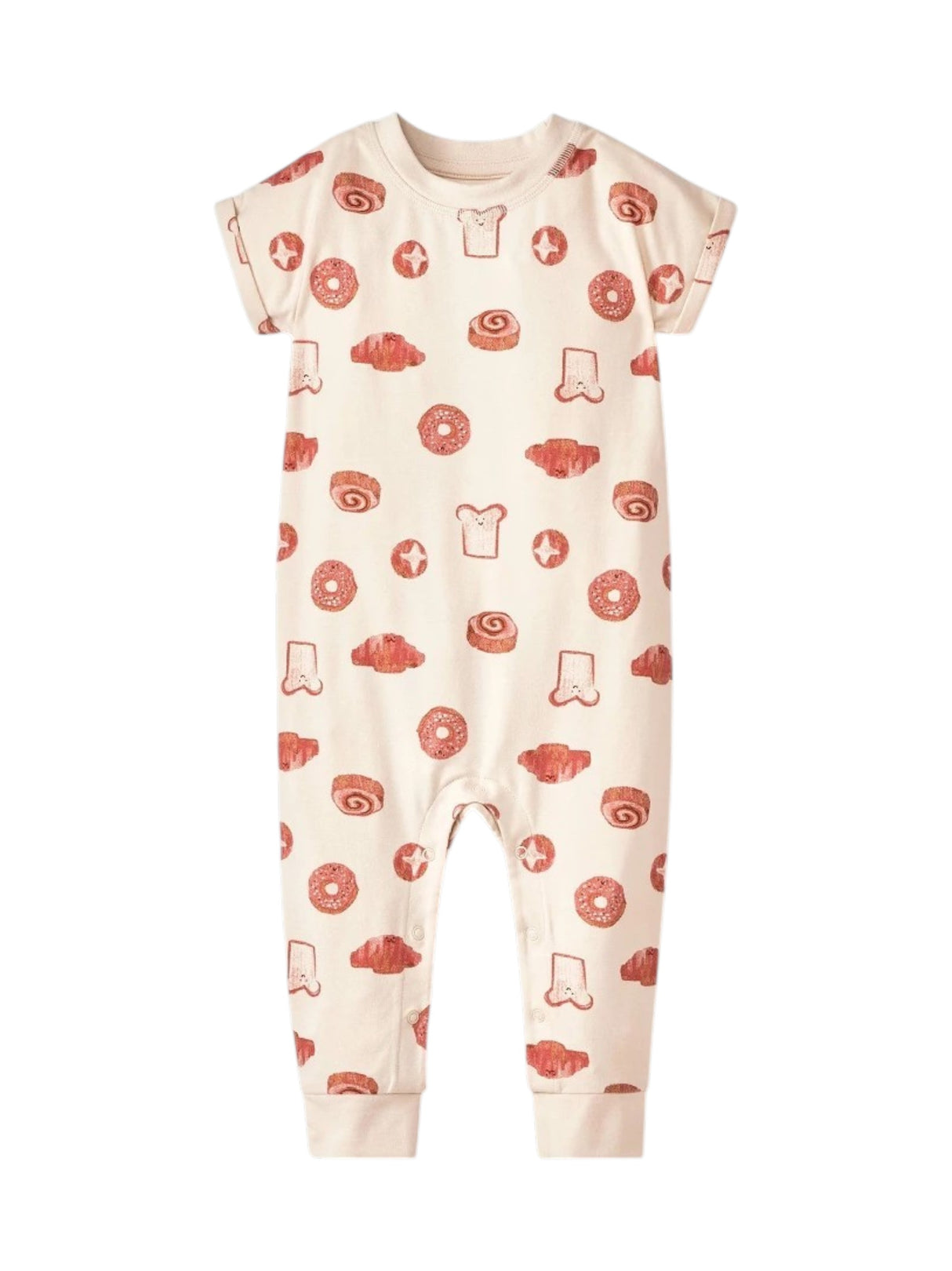 Image for Kids Boy's Printed Jumpsuit,Beige