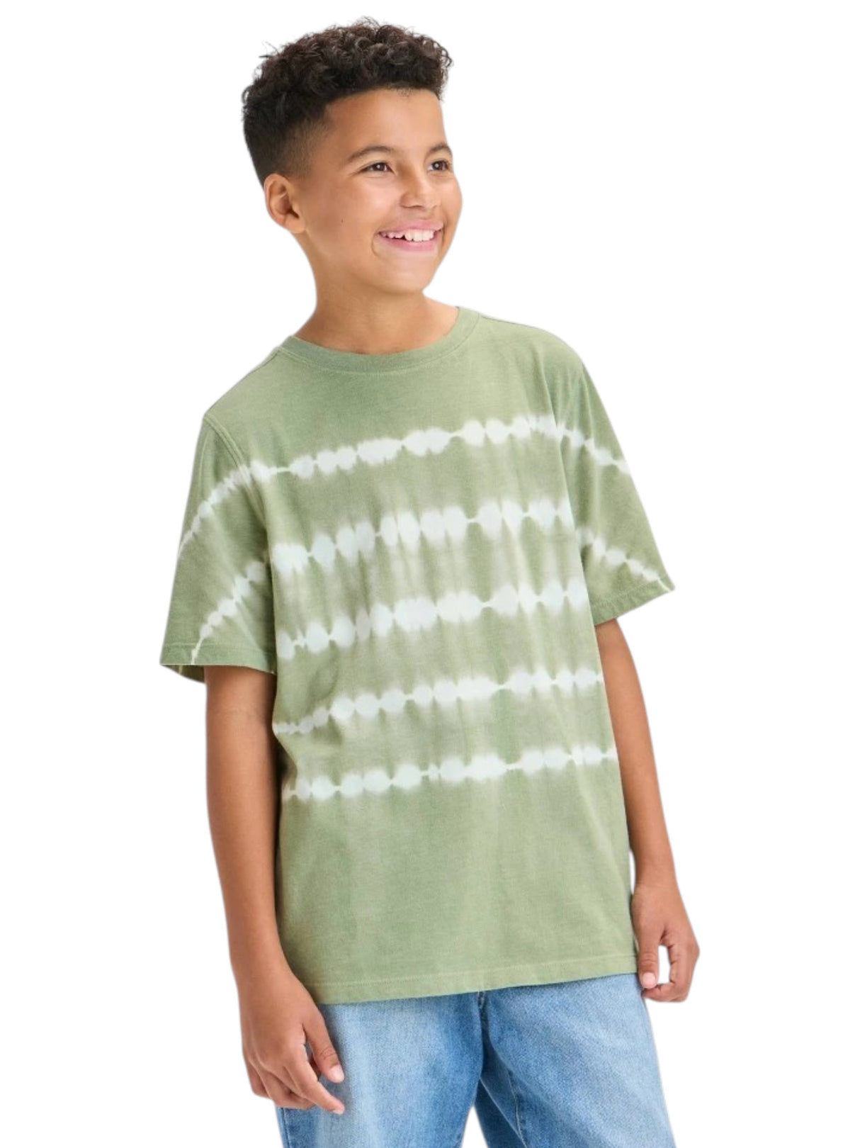 Image for Kids Boy's Striped Top,Olive