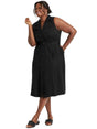 Image for Women's Plain Solid Dress,Black