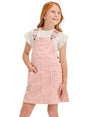 Image for Kids Girl's Ribbed Dress,Light Pink