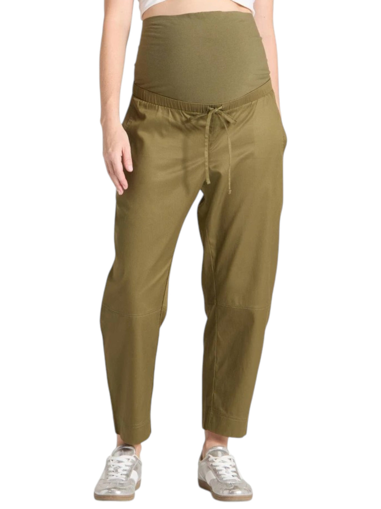 Image for Women's Plain Maternity Pants,Olive