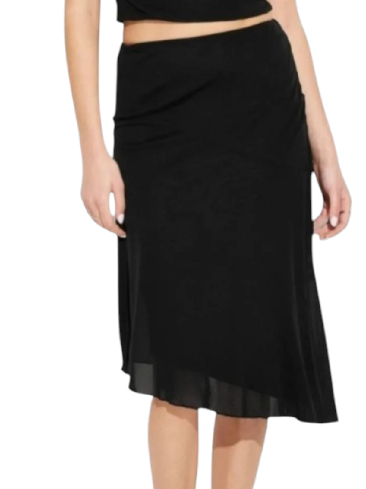 Image for Women's Plain Skirt,Black