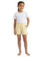 Image for Kids Girl's Plain Solid Short,Yellow