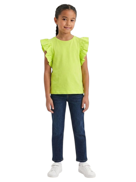 Image for Kids Gilr's Plain Solid Top,Light Green