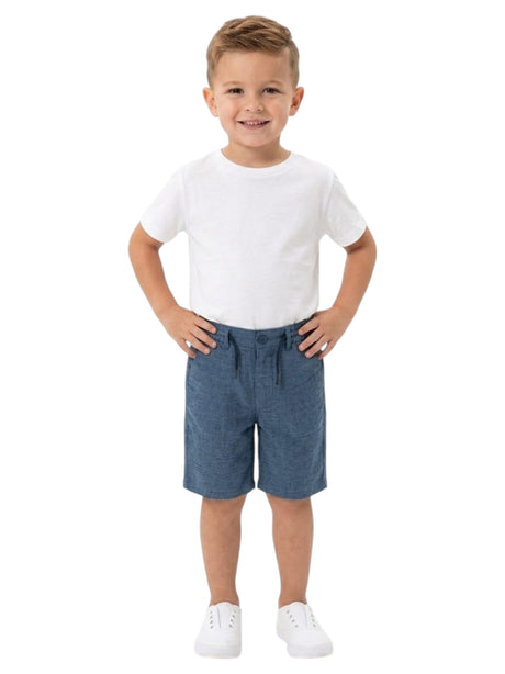 Image for Kids Boy's Plain Solid Short,Navy