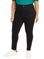 Image for Women's Plain Solid Jeans,Black