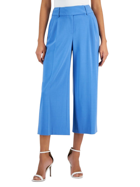 Image for Women's Plain Capri Pant,Blue