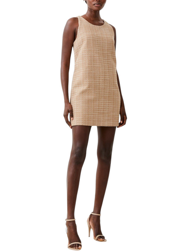 Image for Women's Textured Dress,Beige