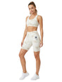 Image for Women's Printed Short Legging,Off White/Beige