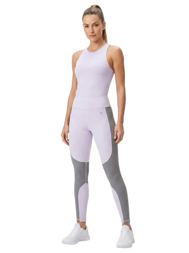 Image for Women's Ribbed Legging,Grey/Light Purple