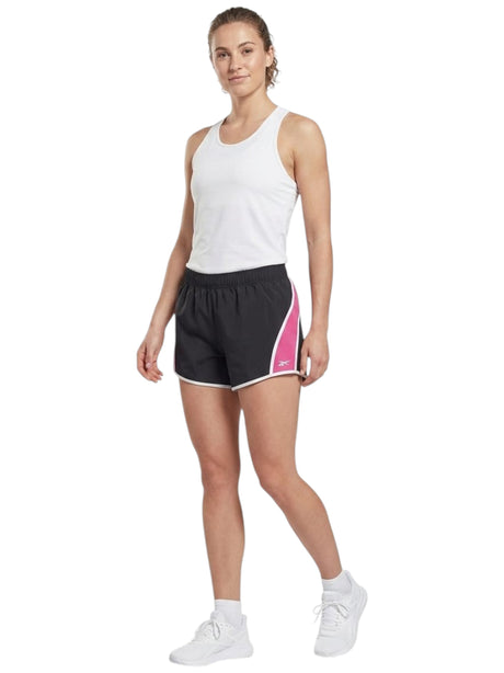 Image for Women's Colorblocked Sport Short,Black/Fuchsia