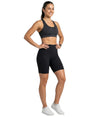 Image for Women's Ribbed Short Legging,Black