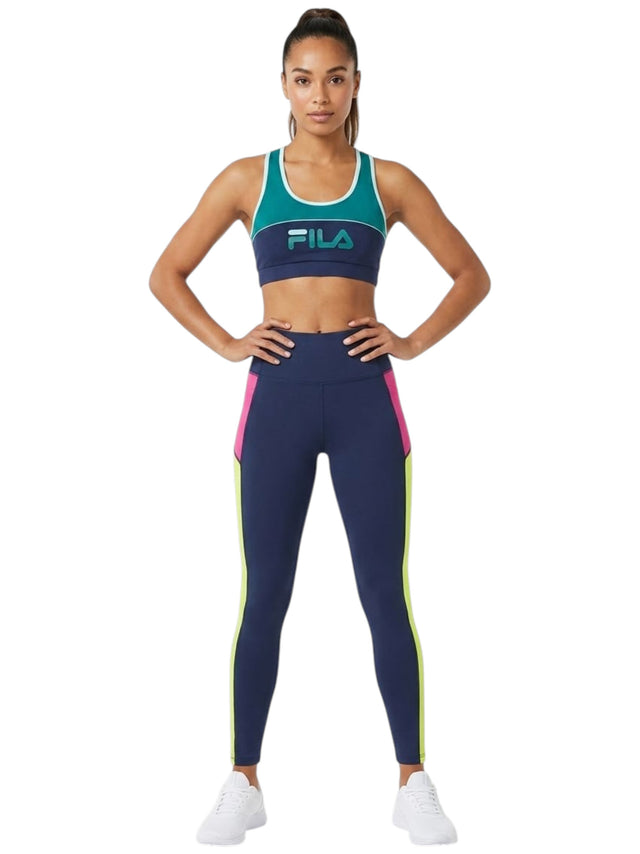 Image for Women's Brand Logo Printed Sport Top,Navy/Green