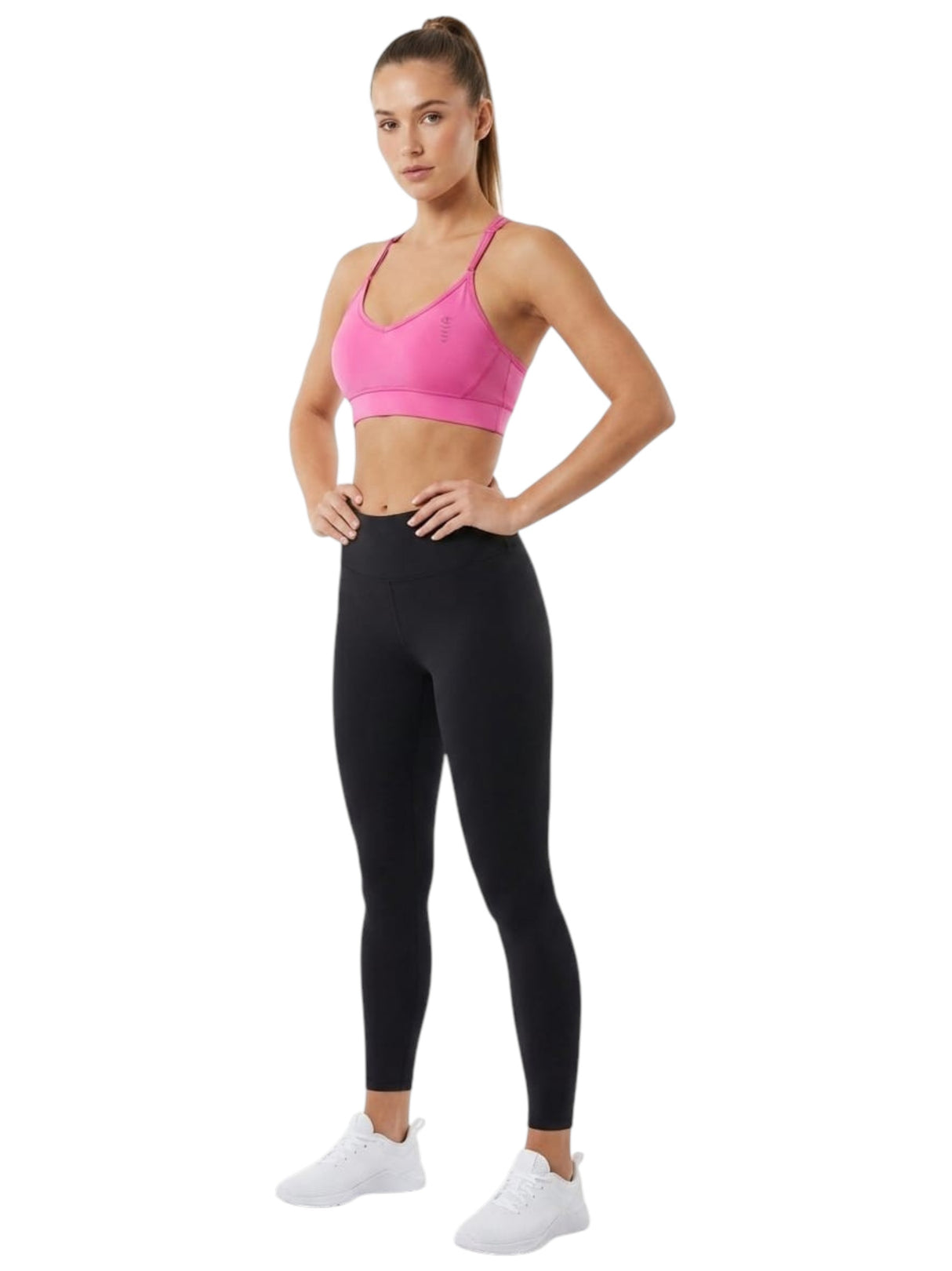 Image for Women's Plain Solid Sport Bra,Pink