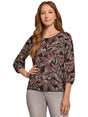Image for Women's Printed Top,Multi