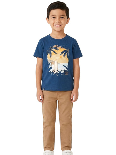 Image for Kids Boy's Printed Top,Navy