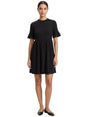 Image for Women's Plain Solid Dress,Black