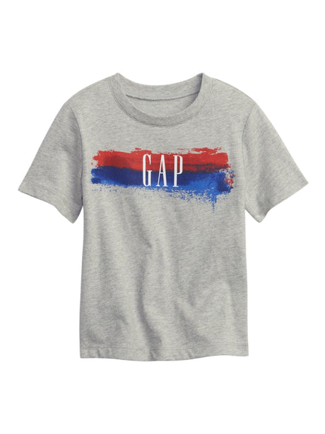 Image for Kids Boy's Brand Logo Printed Top,Grey