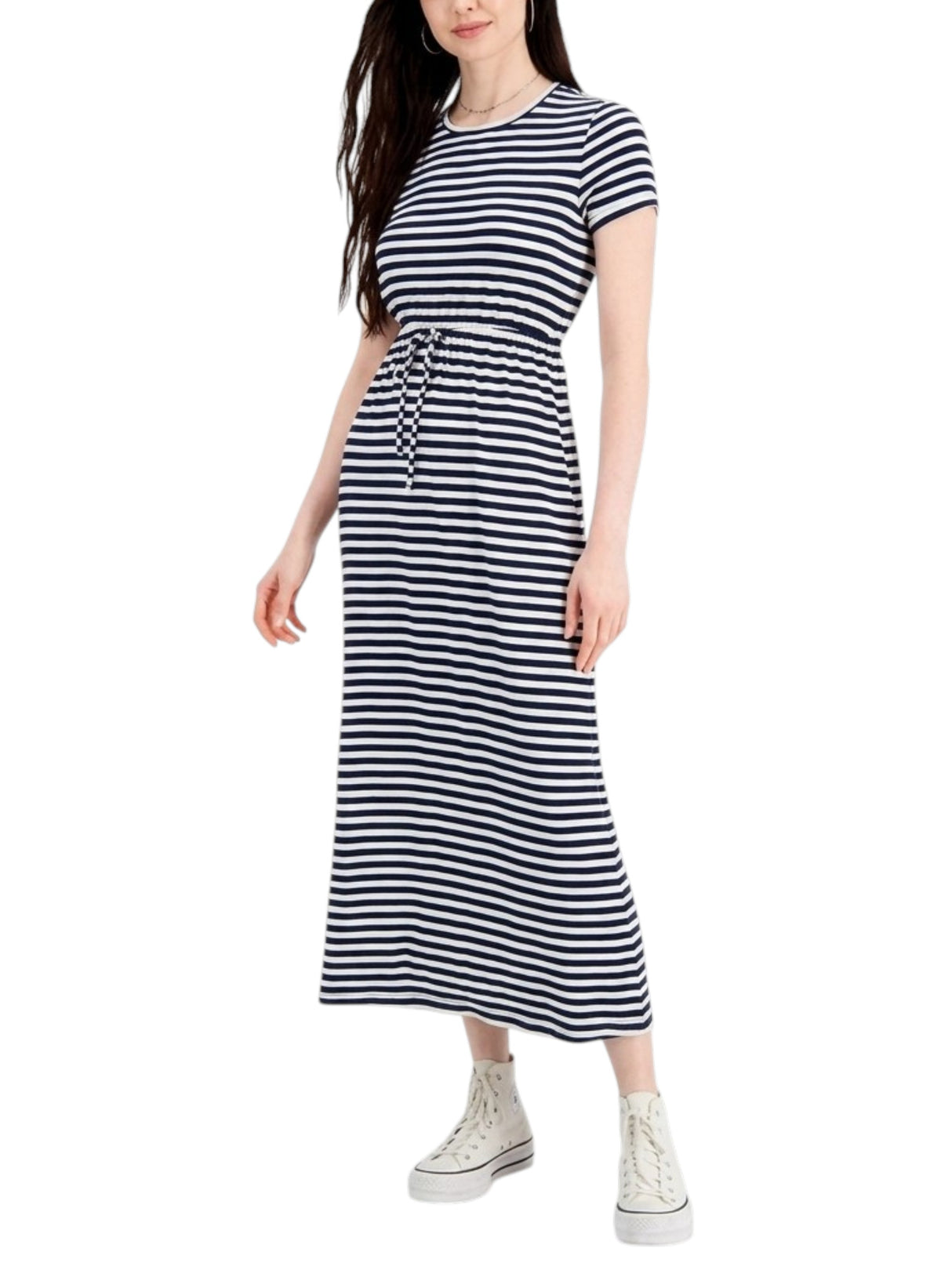 Image for Women's Striped Dress,Navy/White