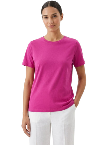 Image for Women's Plain Solid Top,Dark Fuchsia