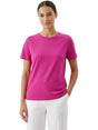 Image for Women's Plain Solid Top,Dark Fuchsia