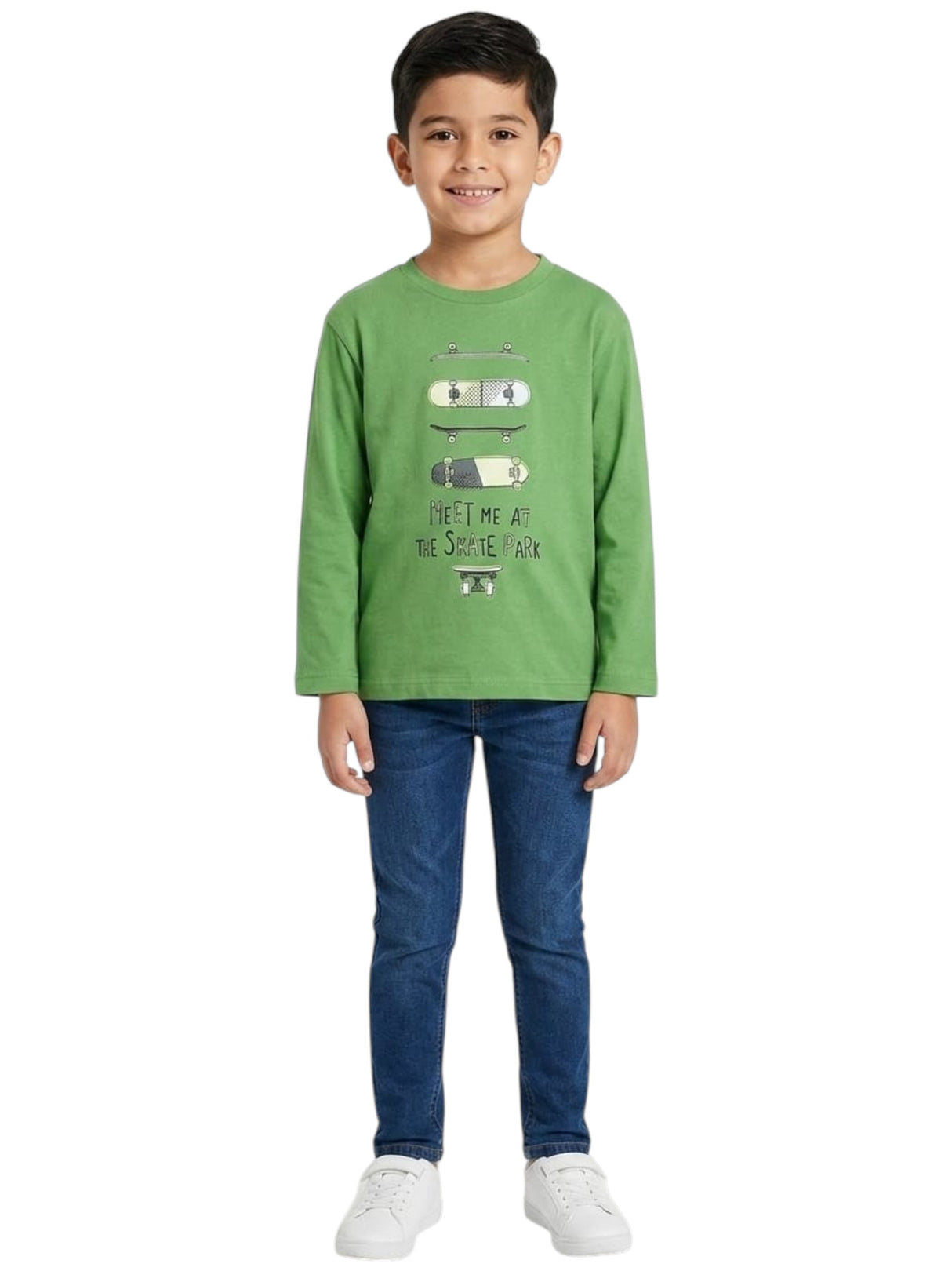 Image for Kids Boy's Printed Top,Green