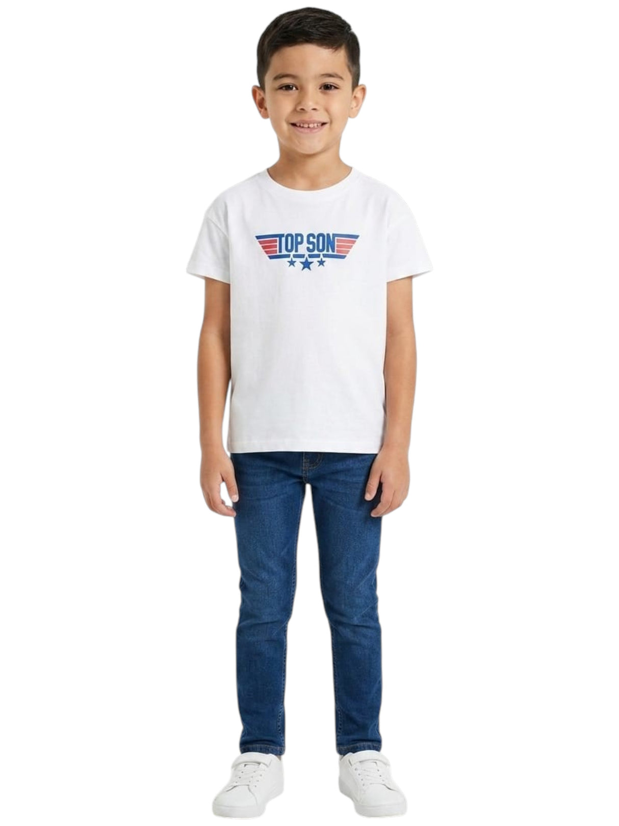 Image for Kids Boy's Printed Top,White