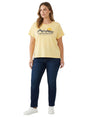 Image for Women's Printed Top,Yellow