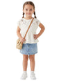 Image for Kids Girl's Floral Printed Top,White