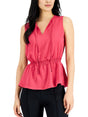 Image for Women's Plain Solid Top,Fauchsia