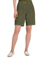 Image for Women's Plain Solid Short,Olive