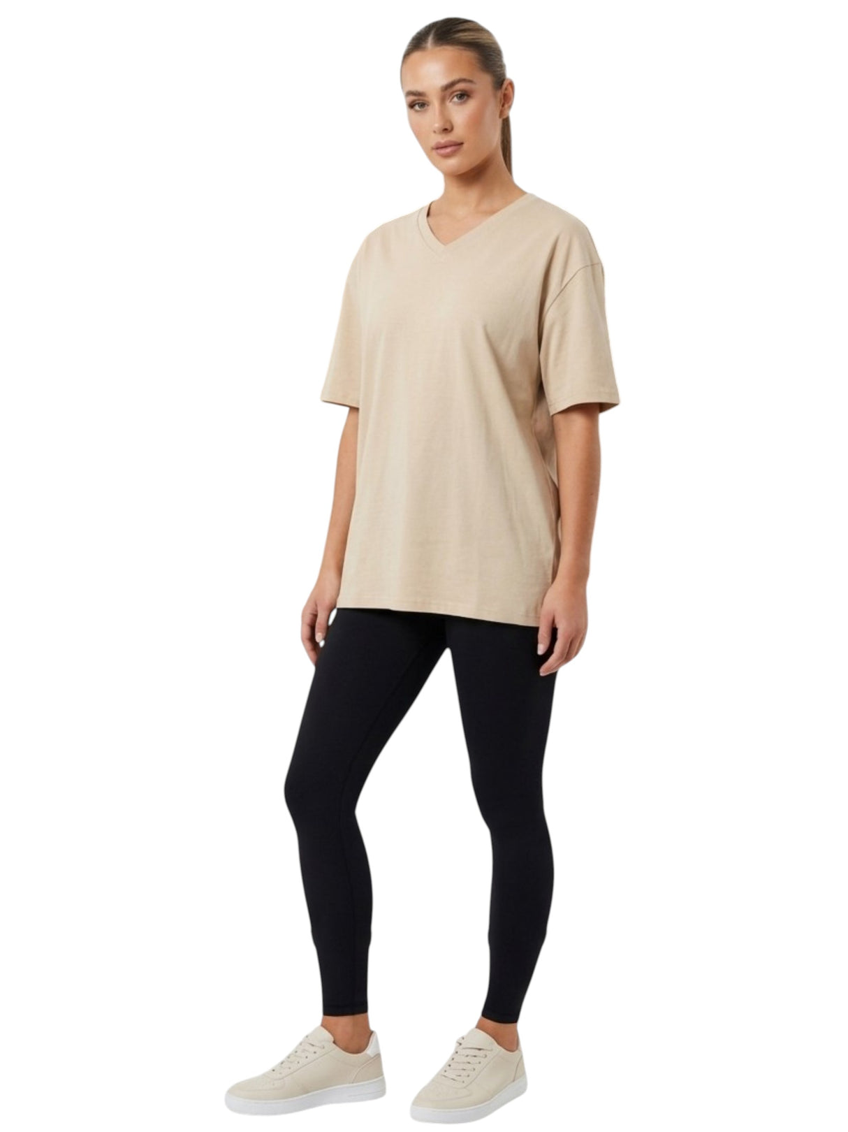 Image for Women's Plain Sport Top,Beige