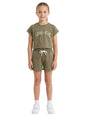 Image for Kids Girl's Printed Set Top&Short,Olive