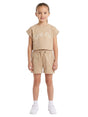 Image for Kids Girl's Printed Set Top&Short,Beige