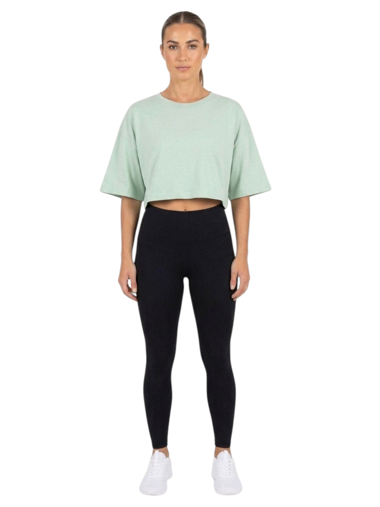 Image for Women's Plain Top,Dusty Mint