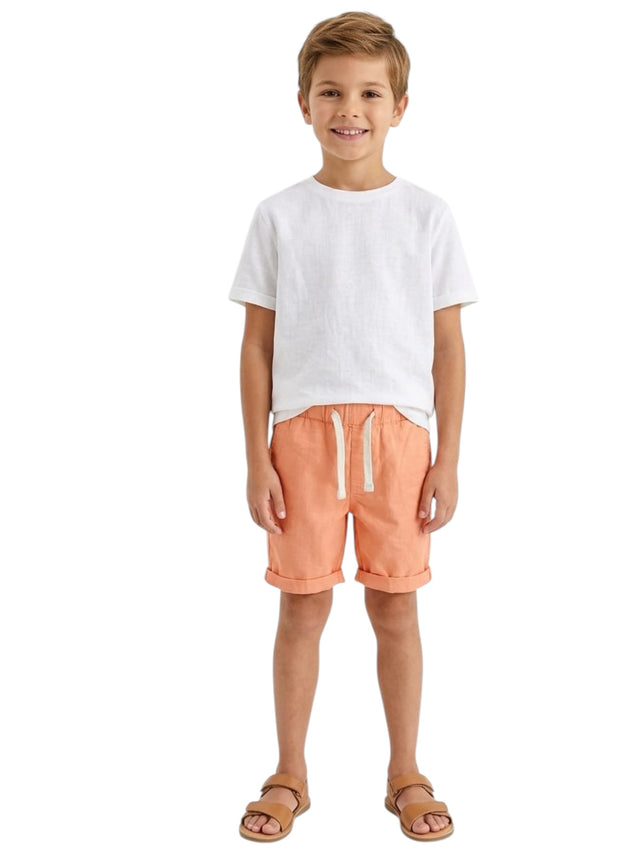 Image for Kids Boy's Plain Short,Coral