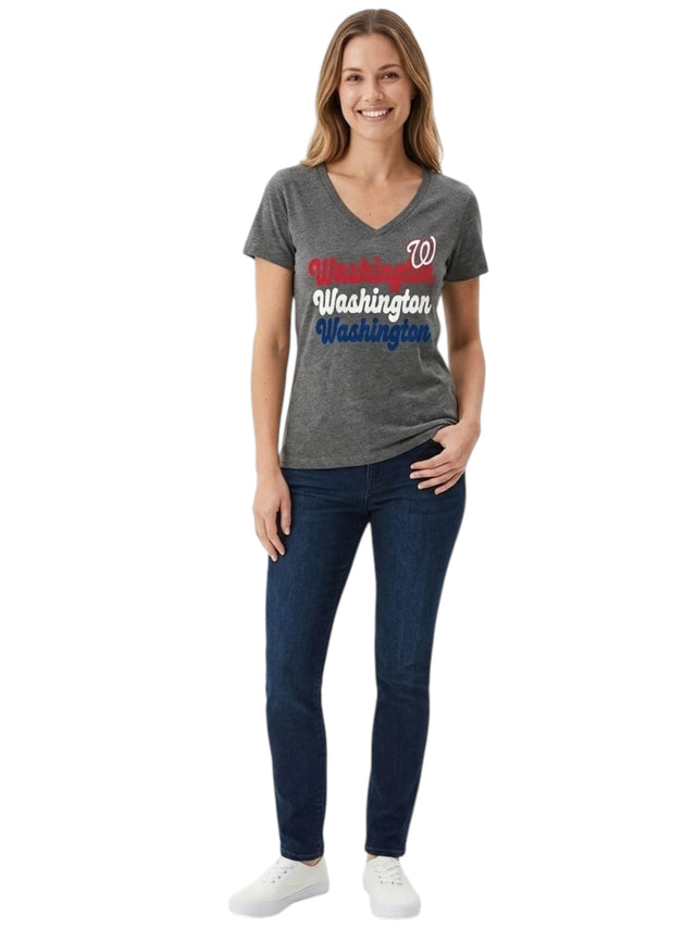 Image for Women's Printed Top,Dark Gery