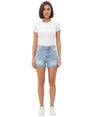 Image for Women's Washed Jeans Short,Blue