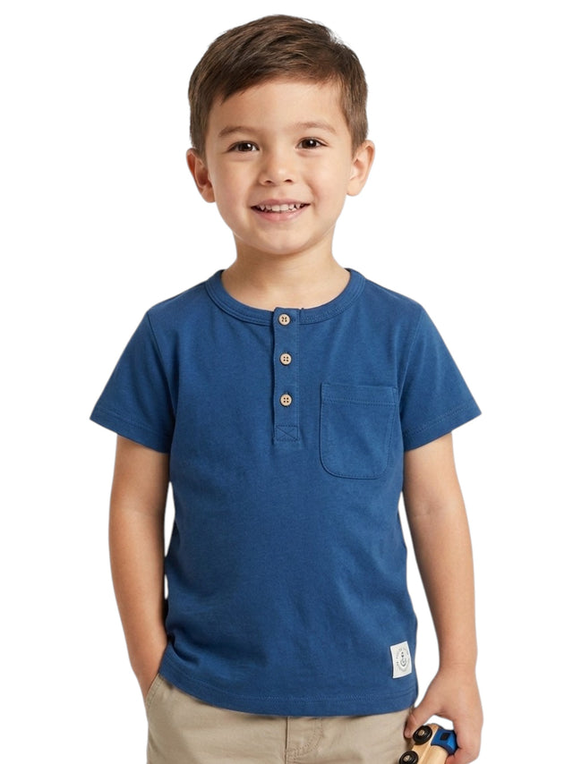 Image for Kids Boy's Plain Top,Navy