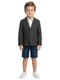 Image for Kids Boy's Plain Blazer,Dark Grey
