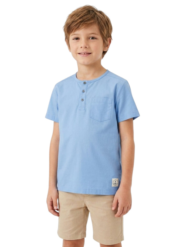 Image for Kids Boy's Plain Top,Blue