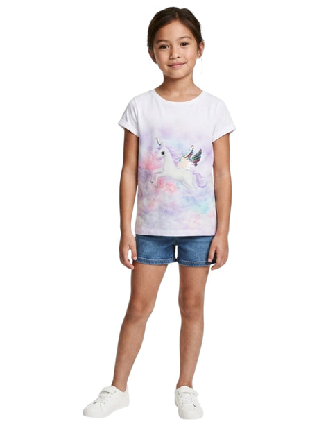 Image for Kids Girl's Sequined Top,White