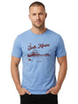 Image for Men's Printed Top,Blue